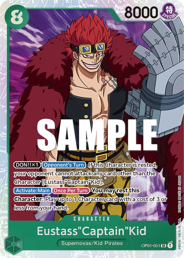 Eustass "Captain" Kid SR OP-01