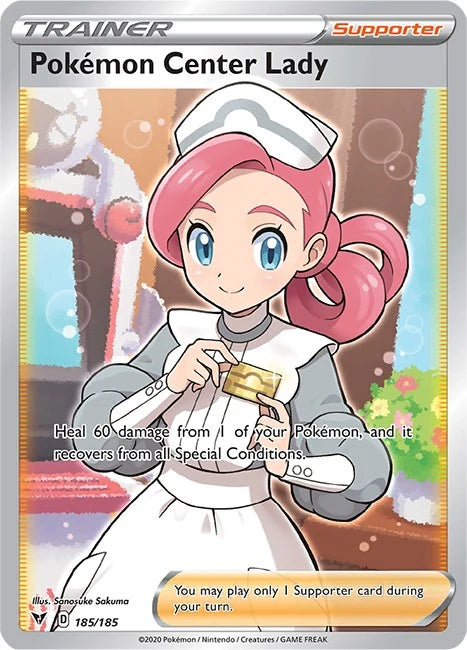 Pokemon Center Lady Full Art